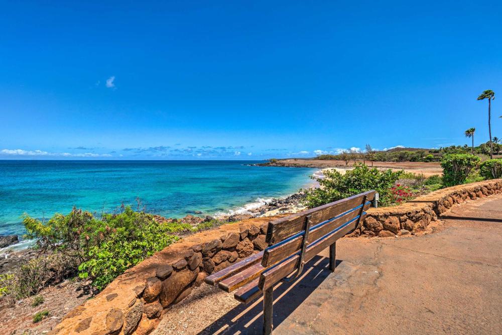 Walk to Beach Ocean-View Maunaloa Studio